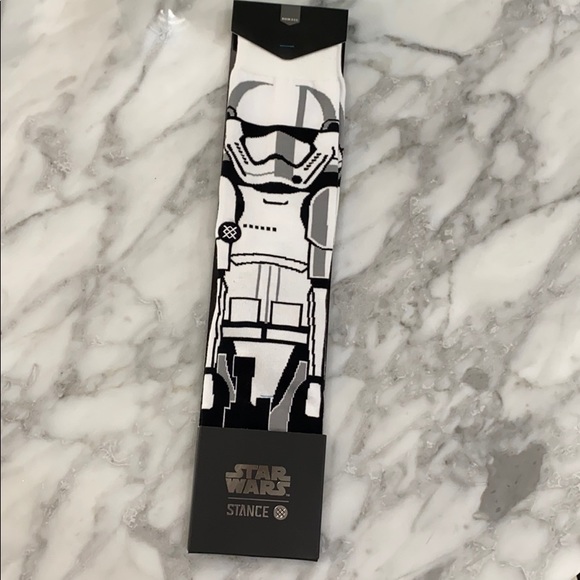 STARWARS STORM TROOPER STANCE SOCKS - Picture 1 of 4